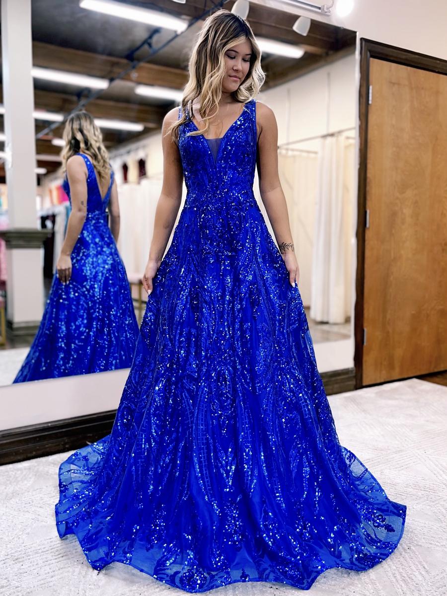 Sapphira Sequin Gown - Royal Blue – Noodz Boutique